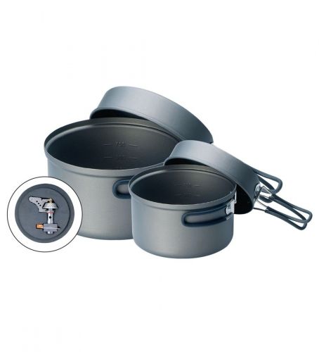 Marmitas Kovea Set Con Calentador 3 Personas