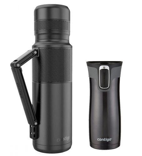 Combo Contigo Termo 1200 Ml + Vaso Termico 475 Ml