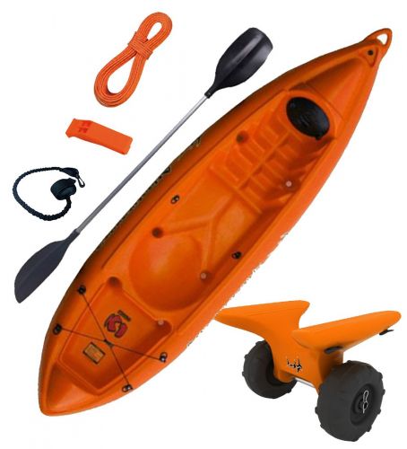 Combo Kayak K1 + Remo + Carrito De Transporte