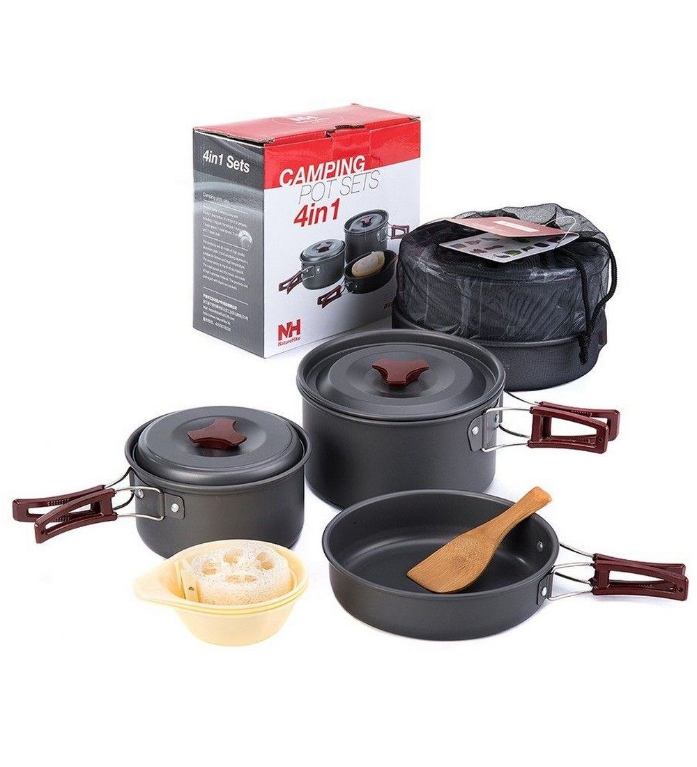 Marmitas Naturehike 4 En 1 Para 2-3 Personas