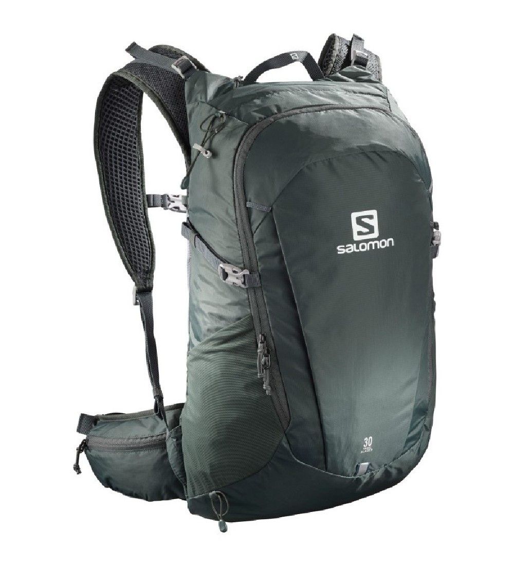 Mochila Salomon Hiking Trekking Camping 30 Lts Montaña Color Celeste