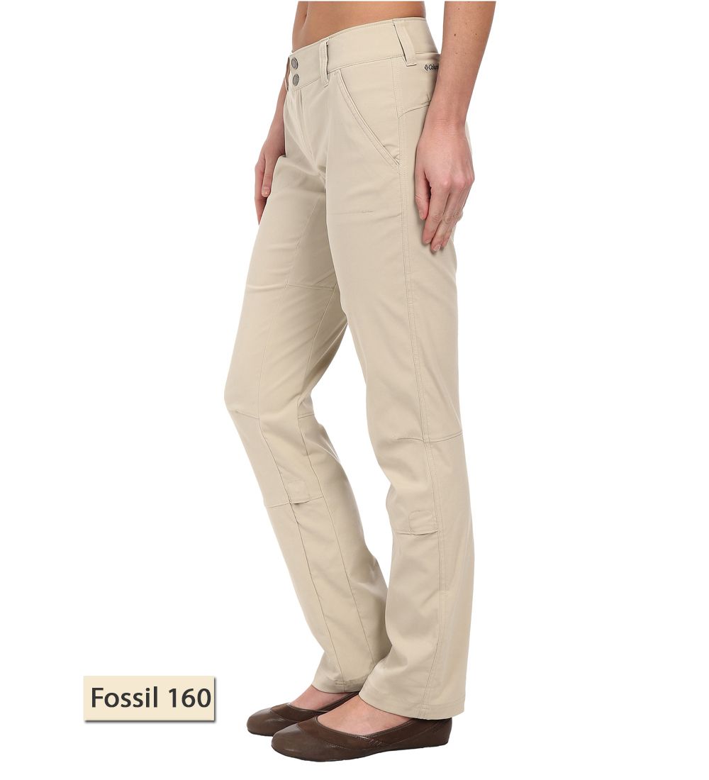 Columbia Saturday Trail Pantaloni Da Trekking Donna, Nero, Taglia 8, Tessuto Elasticizzato E Protezione Solare UPF 50
