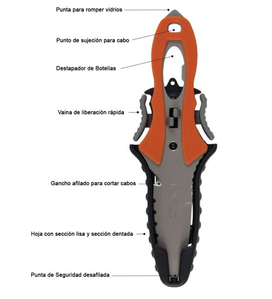 Cuchillo De Rescate Nrs Pilot