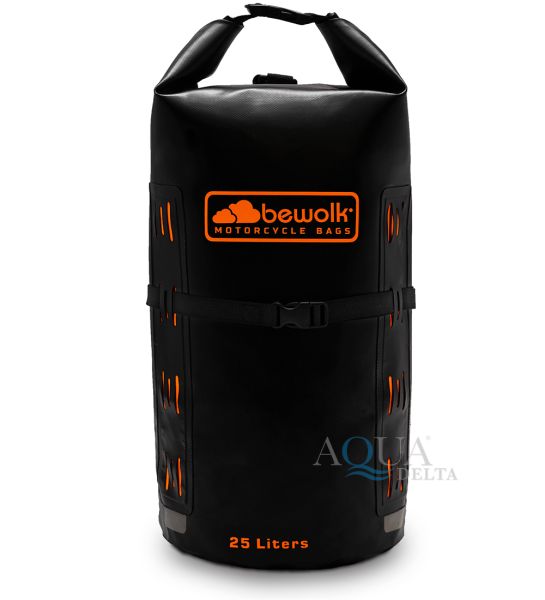 Bolso Estanco Bewolk Moto Simple Entrada 60 Litros