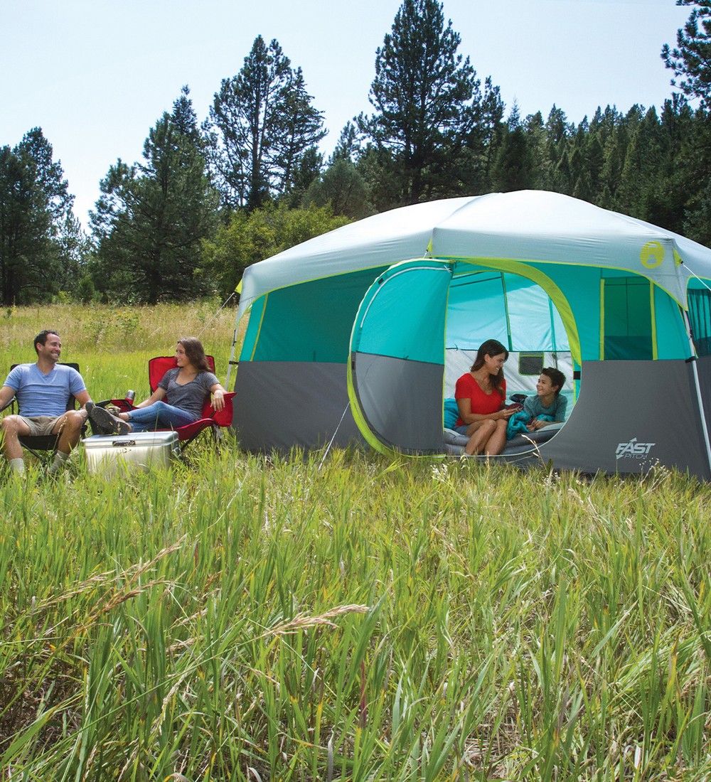 Carpa Coleman Tenaya Lake 8p Con Armario Y Luz Tienda de indumentaria