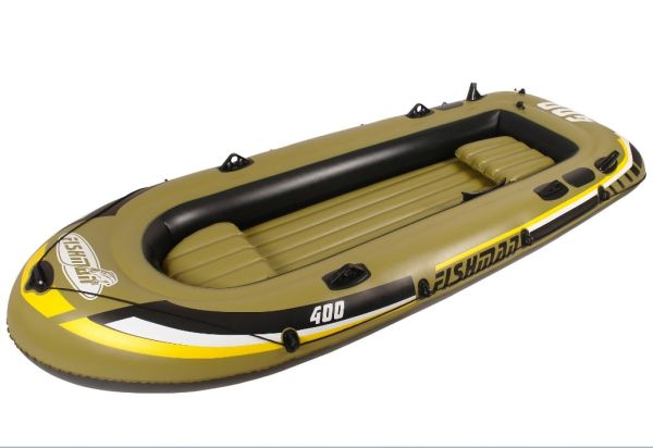 Combo Bote Inflable Zray Fishman 400