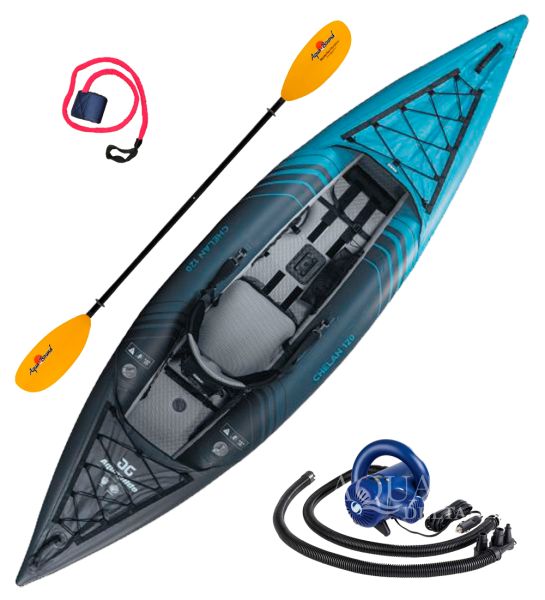 [ARCHIVADO] Combo Canoa Inflable Aquaglide Chelan 120 Premium+