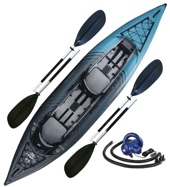 Combo Canoa Inflable Aquaglide Chelan 140 Premium