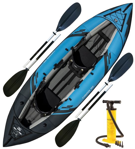 [ARCHIVADO] Combo Canoa Inflable Aquaglide Chinook 100 Plus