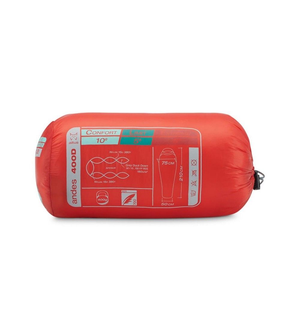 Bolsa De Dormir Altus Andes 400 Duvet 700pf +5°