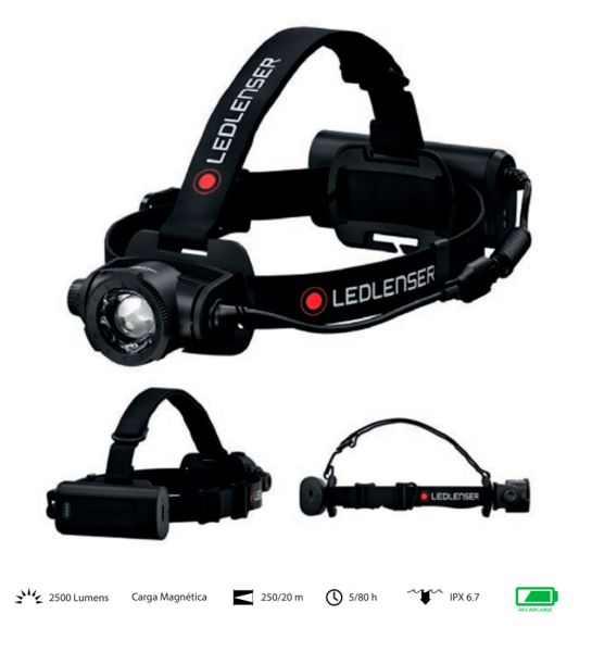 Linterna Led Lenser frontal MH5 - Náutica Piñeiro