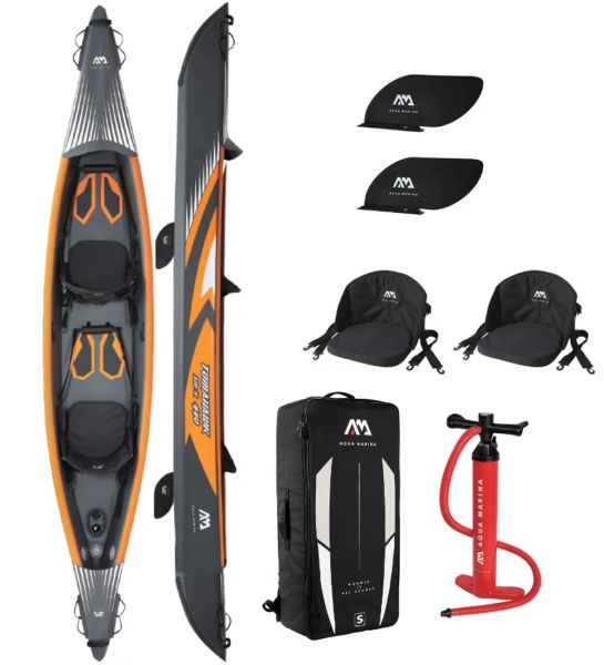 Kayak Inflable Aquamarina Tomahawk 440cm 2 Persona