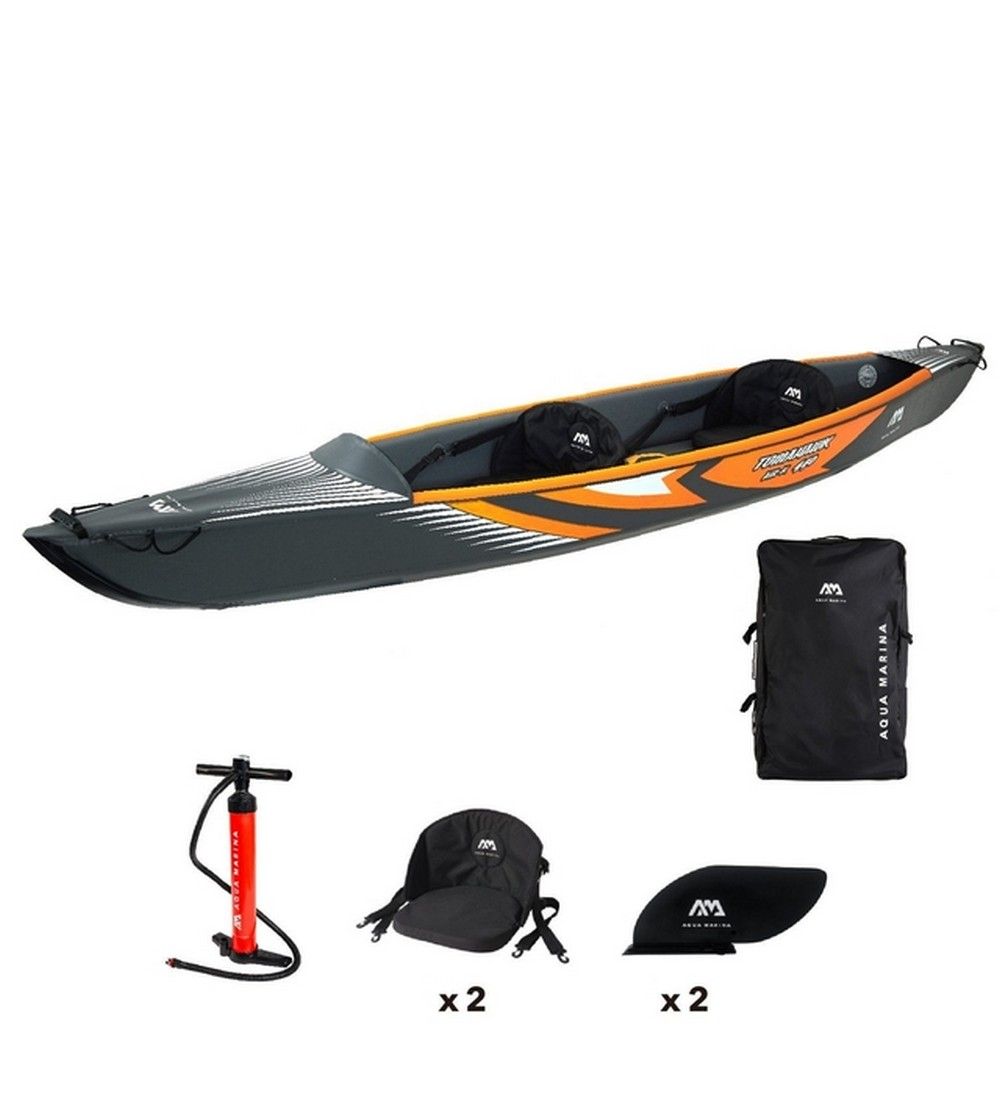 Kayak Inflable Aquamarina Tomahawk 440cm 2 Persona