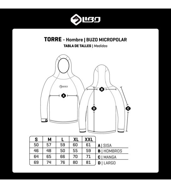 Buzo Micropolar Torre Ii Libo Hombre