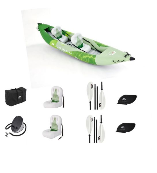 Canoa Inflable Aquamarina Betta 412 2 Personas Ver