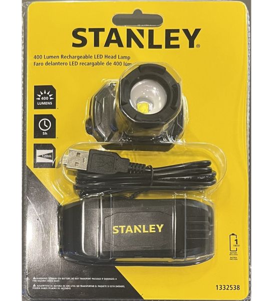 Linterna Stanley Led-alum Frontal 400 Lum