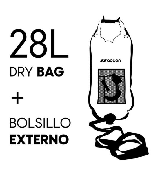 Boya Natacion Aquon-pino 28 Litros Con Red