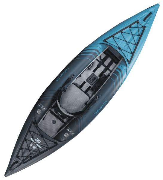 Combo Canoa Inflable Aquaglide Chelan 120 Remo 240