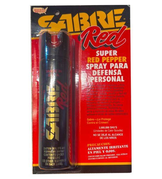 Gas Pimienta Sabre Pepper Spray 92 Gr - Tienda de Deportes Outdoor,  Indumentaria Nautica y para la Montaña, Kayak y Campamento