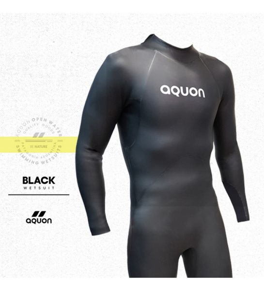 Traje De Neoprene Aquon Black Triatlon 3.2 Mm