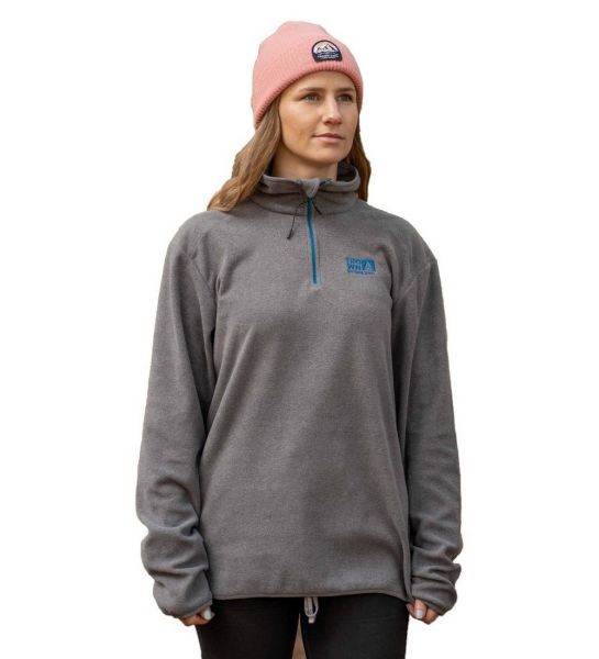 Buzo Polar Trown Medio Cierre Unisex Oversize