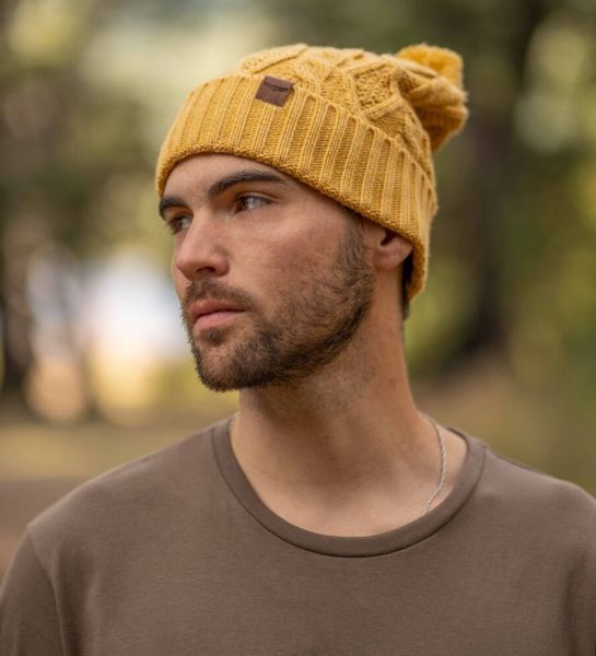 Gorro Tejido Bennie Trown Trenza Unisex