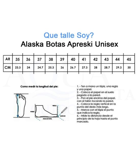 Botas Apreski Alaska Impermeables Unisex Adulto