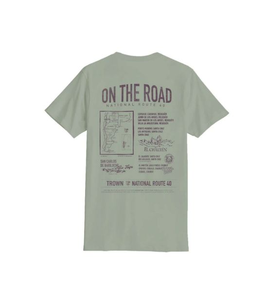 Remera Manga Corta Trown On The Road