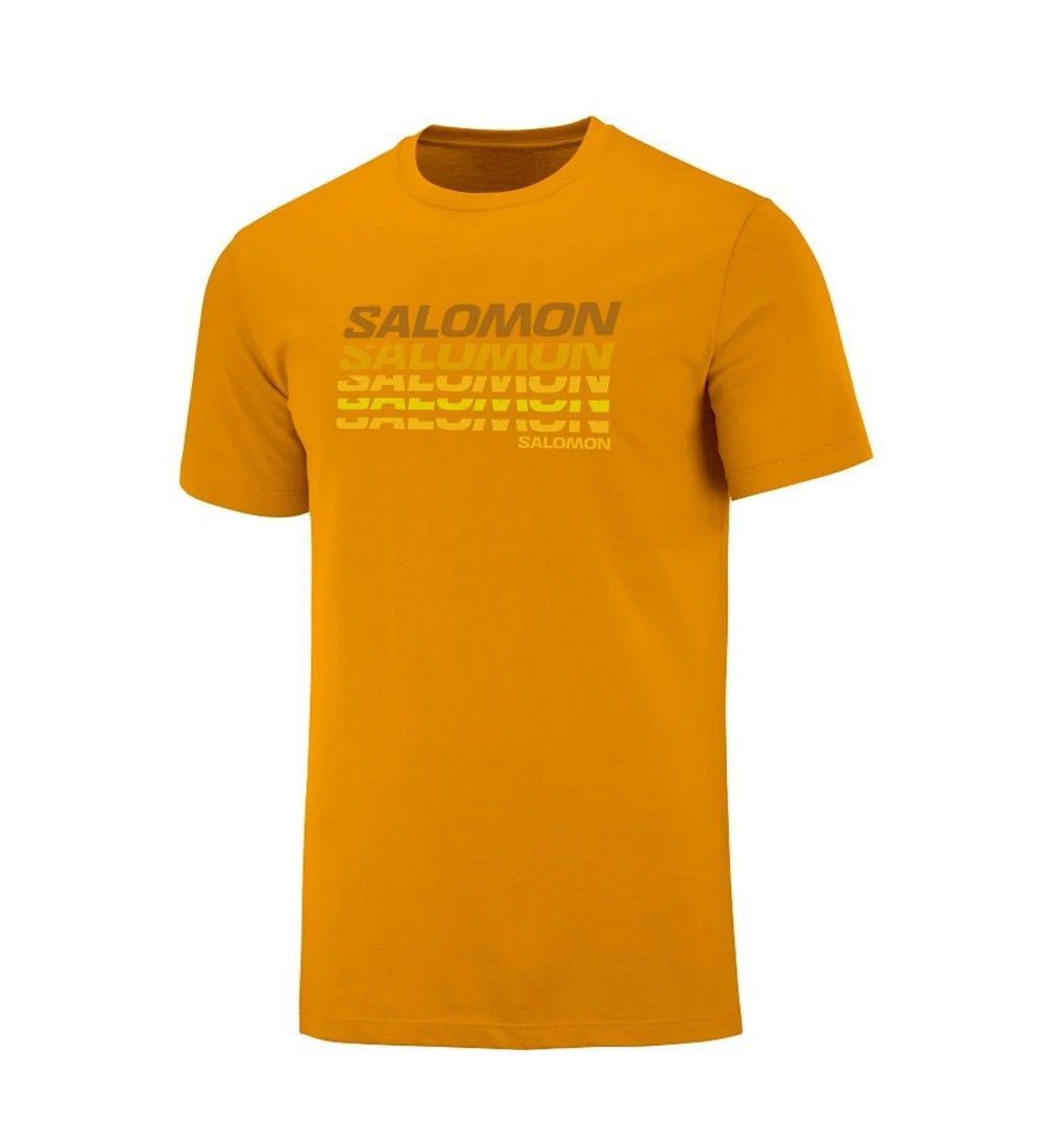 Remera Salomon Ss Tee M Estampado Manga Corta Logo
