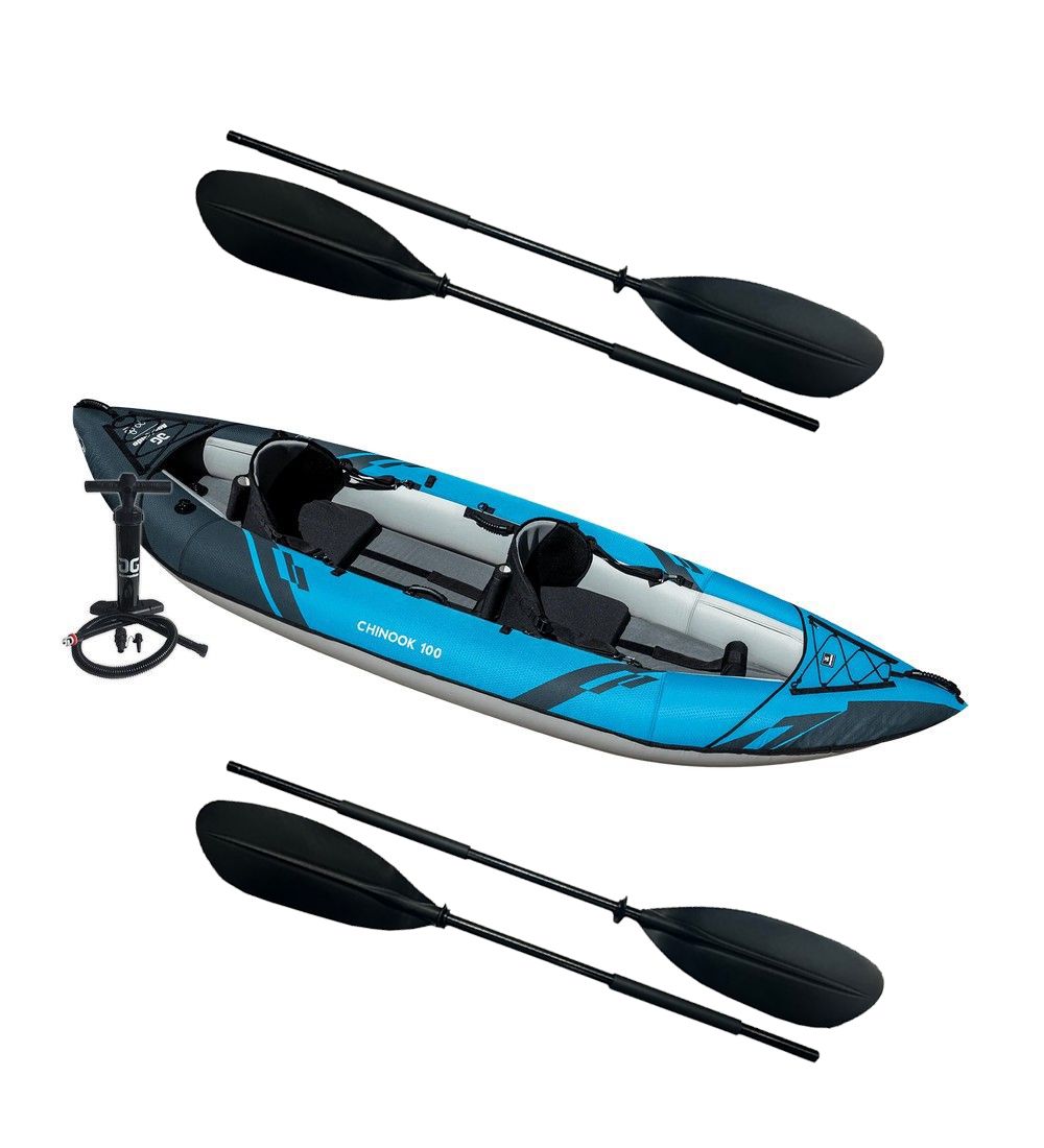 Combo Aquaglide Chinook 100 Inflador 2x Remo 245cm