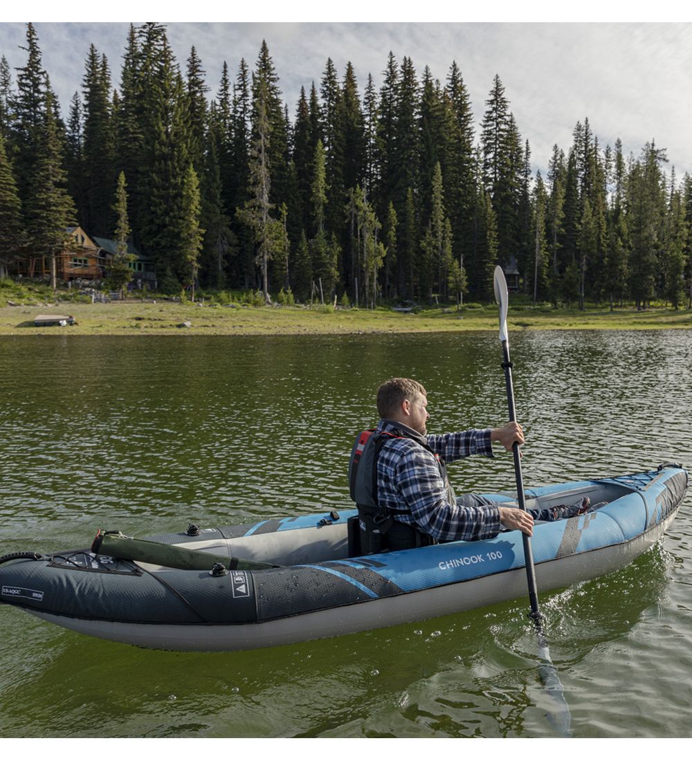 Combo Aquaglide Chinook 100 Inflador 2x Remo 245cm