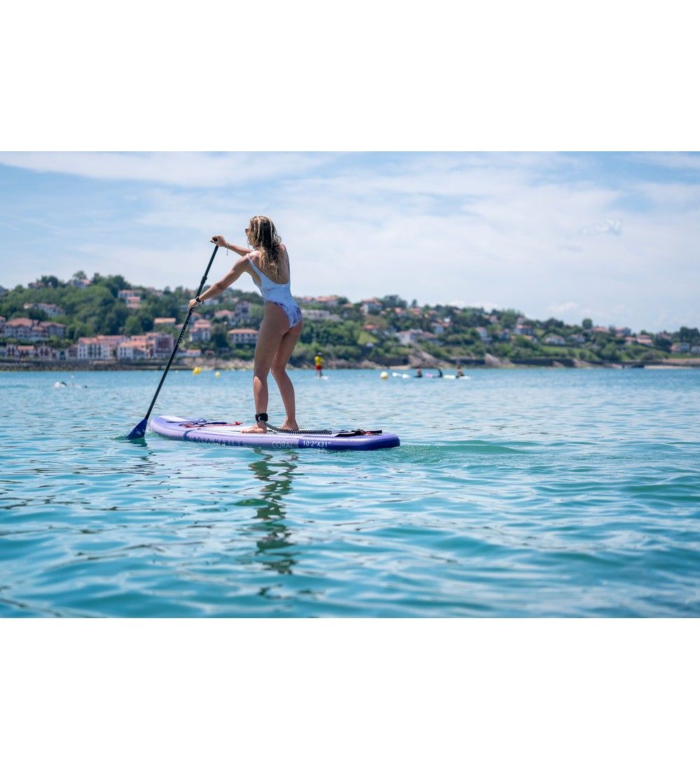 Tabla Sup Inflable Aquamarina Coral 105 Kg Violeta