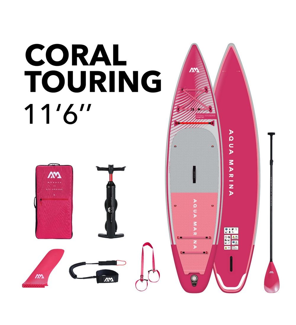 Tabla Sup Inflable Aquamarina Coral Touring