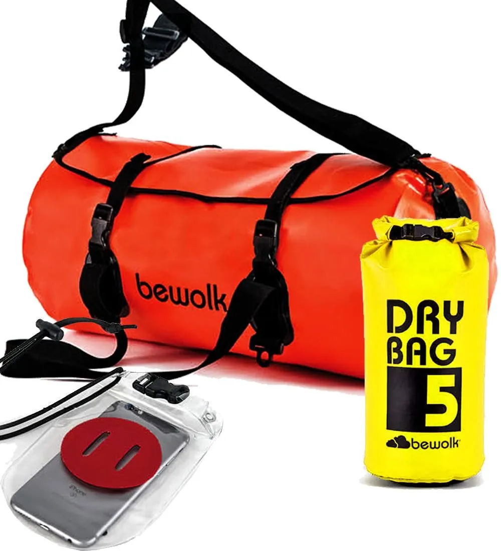 Combo Bolsos Estanco 35 Litros + 5 Litros + Sobre Celular