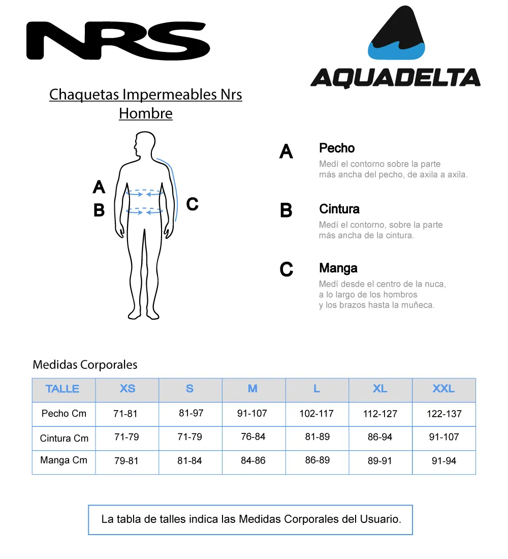 Chaqueta Seca Nrs Rev Pro Kayak Gore-tex Hombre
