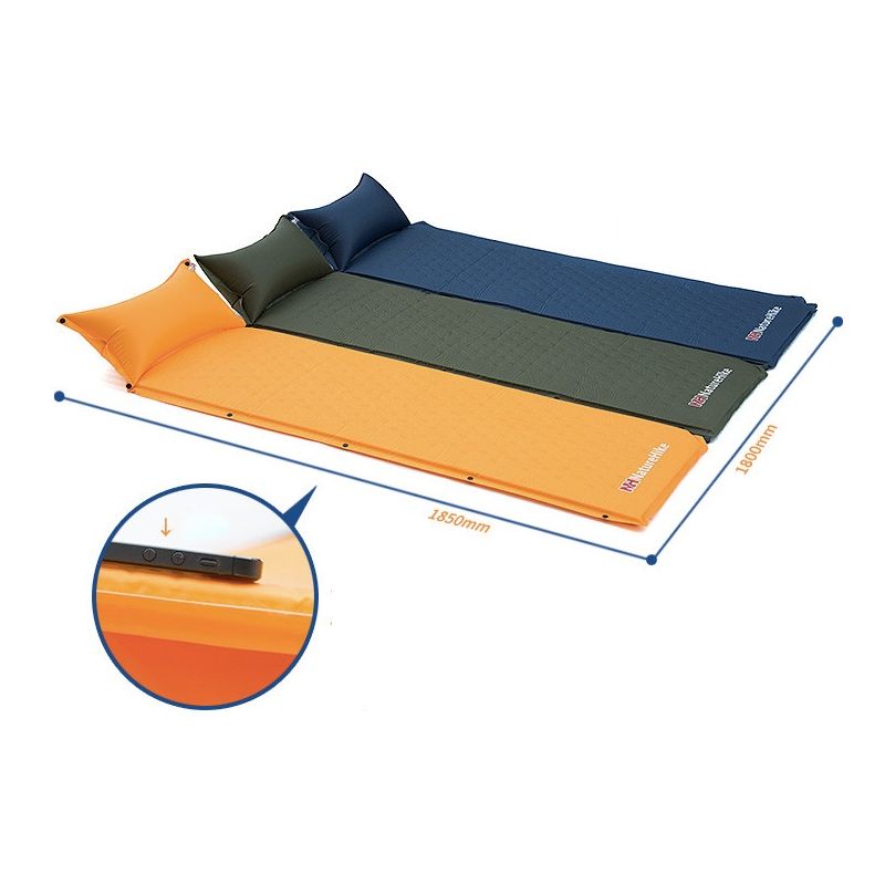 Naturehike Colchoneta Autoinflable Con Almohada 2.5 Cm