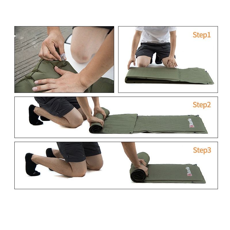 Naturehike Colchoneta Autoinflable Con Almohada 2.5 Cm