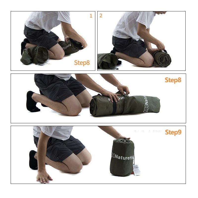 Naturehike Colchoneta Autoinflable Con Almohada 2.5 Cm