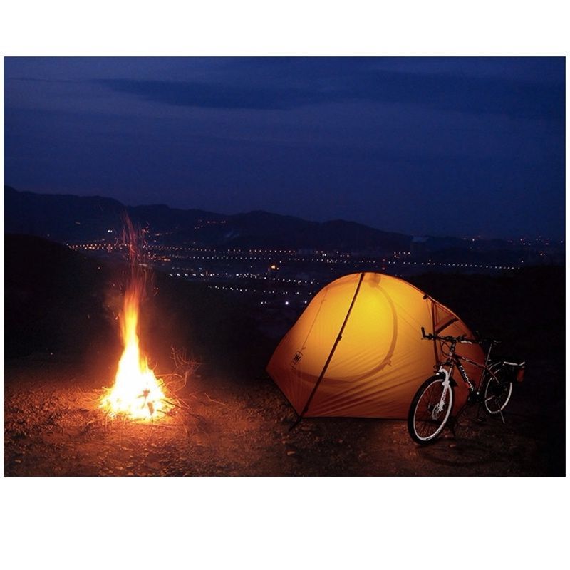 Naturehike Spider 1 Persona Carpa Cicloturismo Nylon 20d + Mat