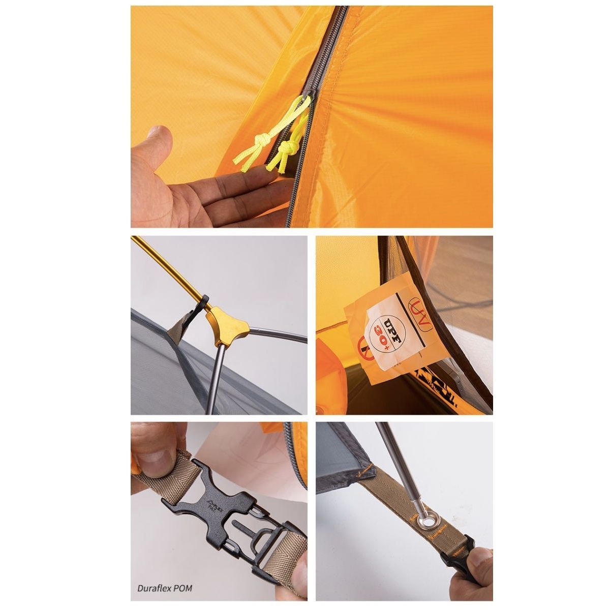 Naturehike Spider 1 Persona Carpa Cicloturismo Nylon 20d + Mat