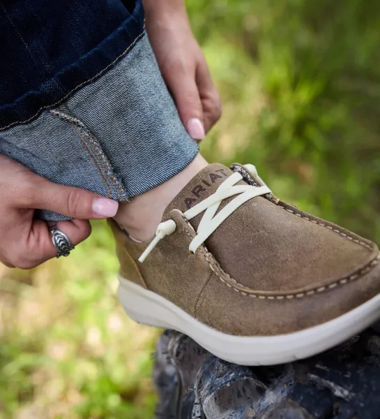 Zapatillas Nauticas Hilo Ariat Mujer Brown