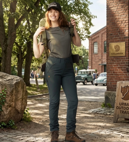 Pantalón De Senderismo Fjallraven Abisko Trail Stretch Trousers Mujer