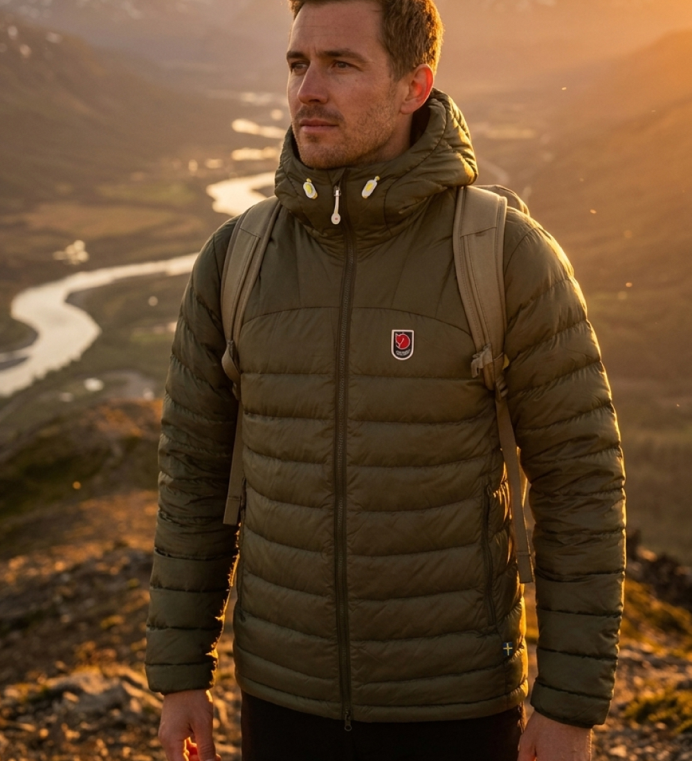 Campera De Pluma Fjallraven Expedition Pack Down Hoodie Hombre