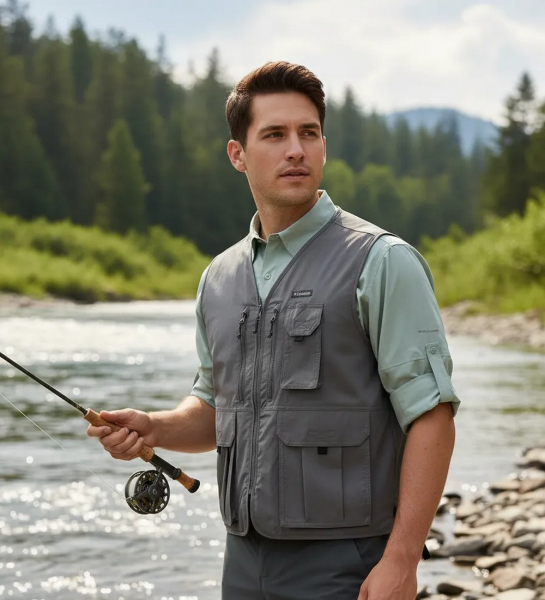 Chaleco Para Pesca Columbia Silver Ridge Utility Hombre