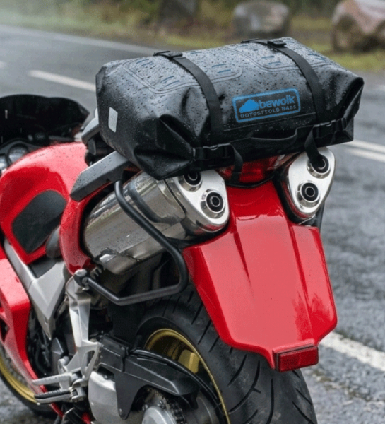 Bolso Estanco Bewolk Moto Doble Entrada 45 Litros
