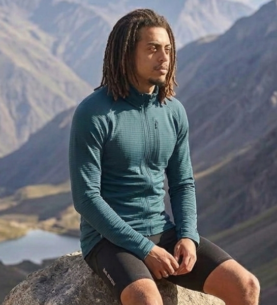 Buzo Deportivo Salomon Thermo Fz Filtro Uv Hombre