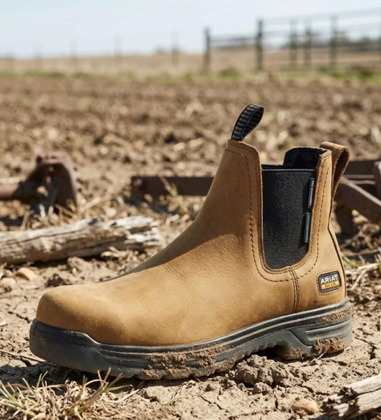 Botas De Trabajo Impermeables P Carbono Turbo Chelsea Ariat Hombre