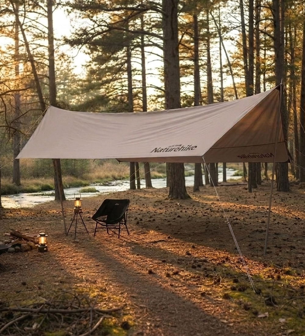 Carpa Toldo Naturehike Classy Hexagonal Upf+50 700x433cm Sin Parante