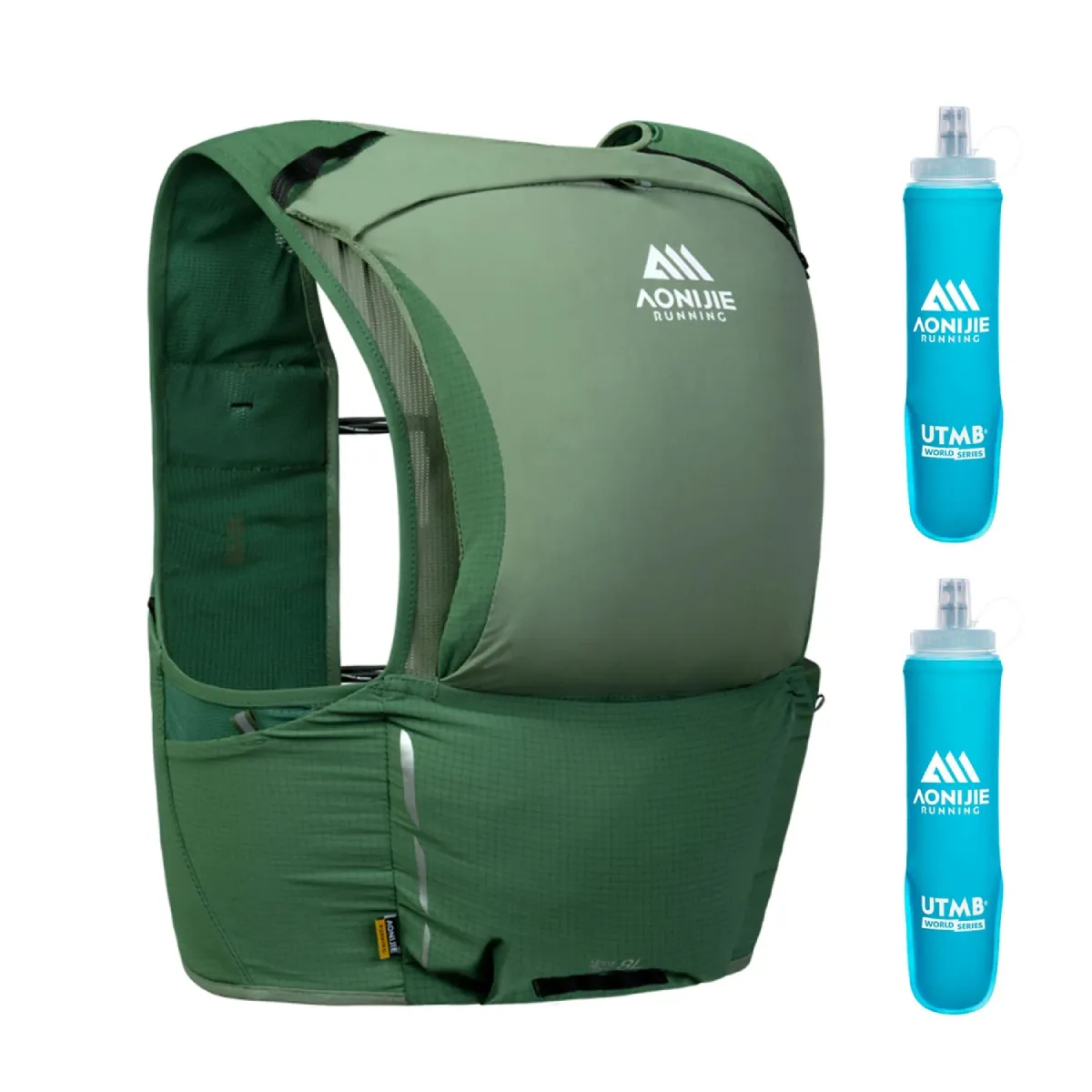 Chaleco Aonijie Mb Kit Hidratación 8l 2 Soft Flask Mb-8l