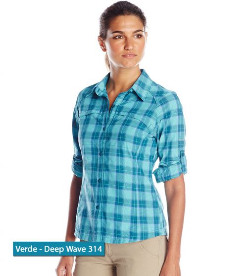 Camisa Silver Ridge Plaid Columbia Mujer